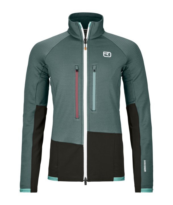 Farbe: dark arctic grey - Fleece Rib Jacket W