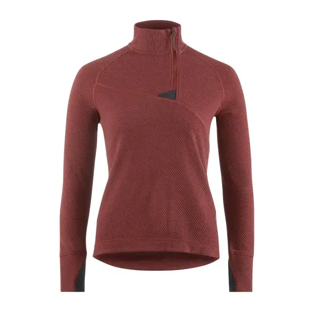 10056_Huge Half Zip Sweater W's_Madder Red_001.jpg Huge Half Zip Sweater W´s