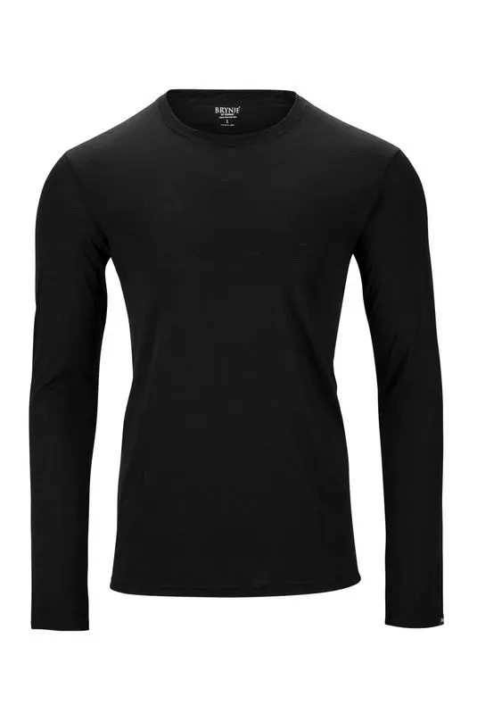 Classic Wool Light Shirt Black Front.JPG Classic Wool Light Shirt