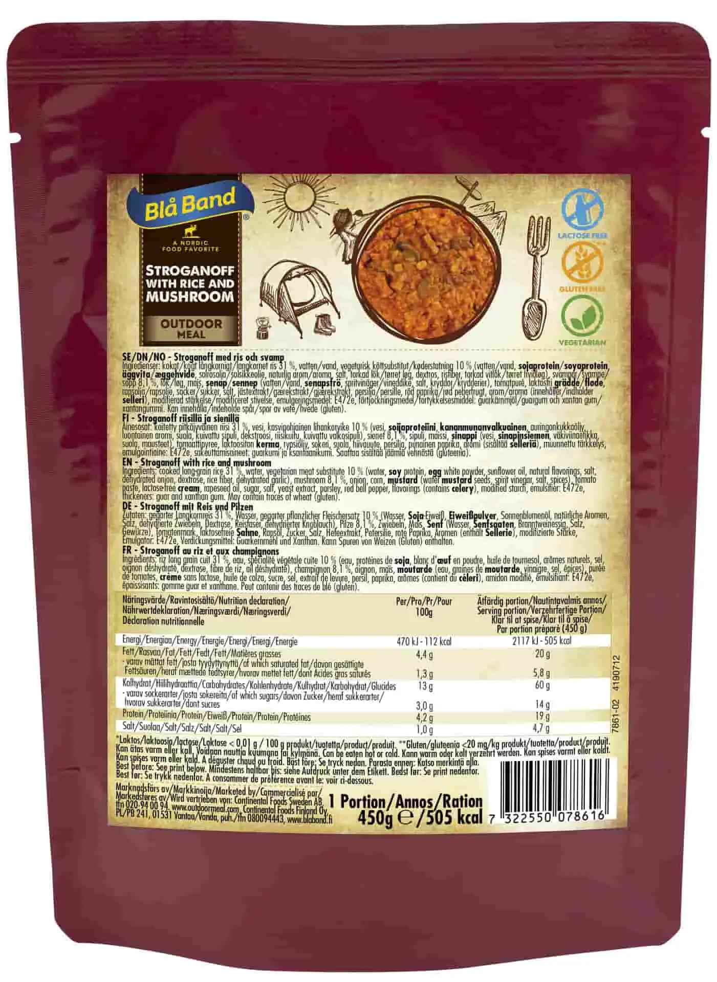 Stroganoff mit Reis und Pilzen Stroganoff mit Reis und Pilzen