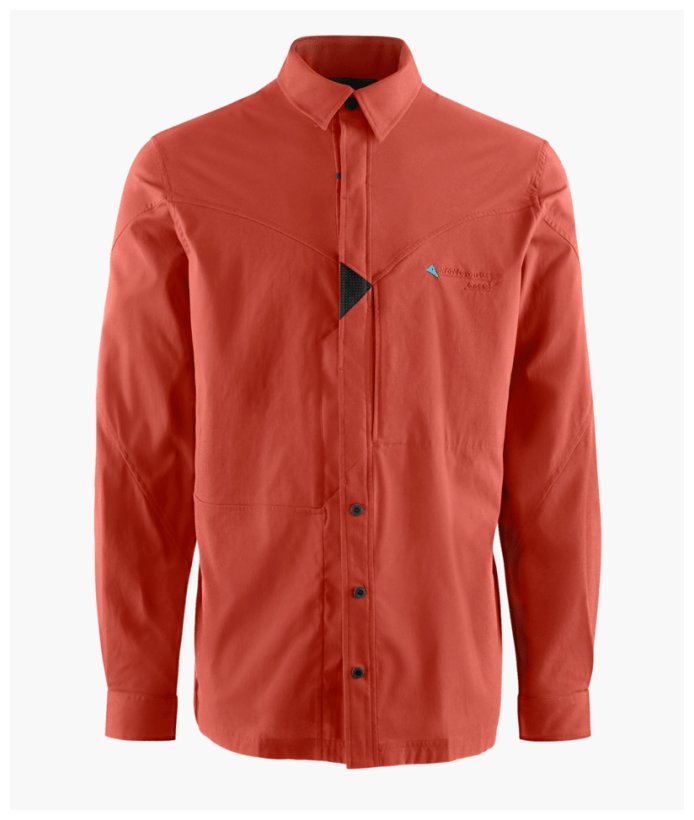 Farbe: Dark Redwood - Garm LS Shirt M´s
