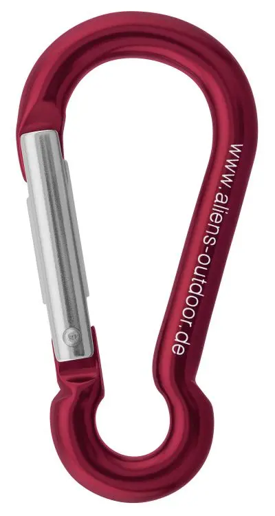 Farbe: Rot - Zubehörkarabiner 6 Mini