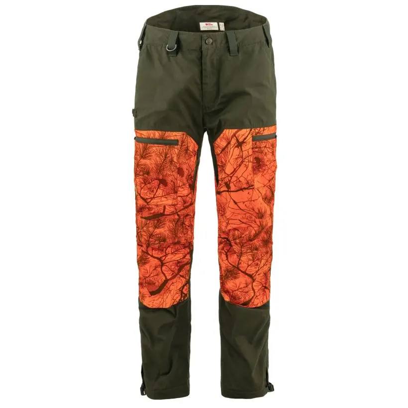 Drev Hybrid Trousers M Farbe: 662/261 - Deep Forest/Orange Camo - Drev Hybrid Trousers M