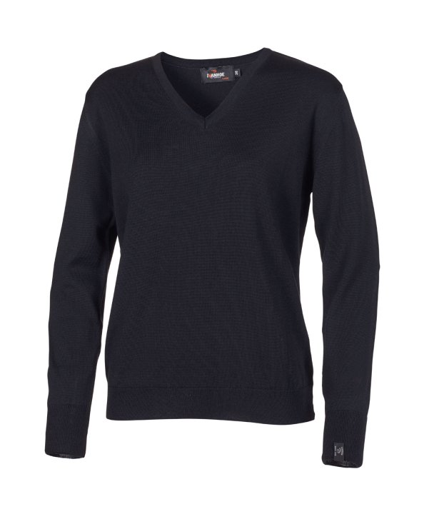 Farbe: 015 - black - Merino V-Neck Female