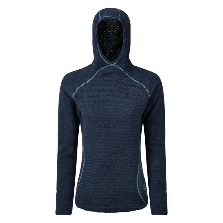 OC166_Core+_Hoodie_W_Navy_Hood_Up_Front.jpg Farbe: Marineblau - Core+ Hoodie (W)