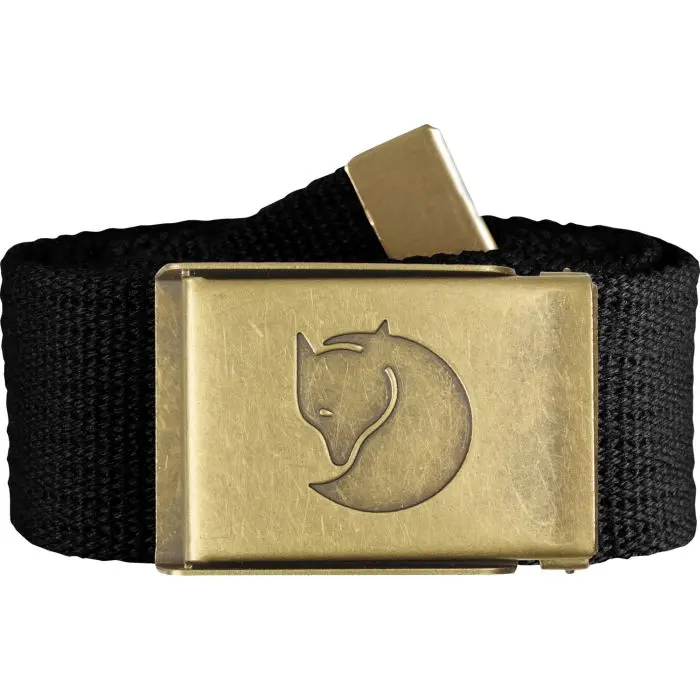 Farbe: 550 Black - Canvas Brass Belt 4 cm