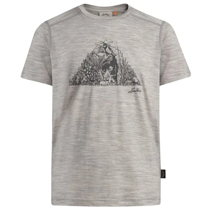 Farbe: Light Grey - Fika Merino Lt Jr Tee