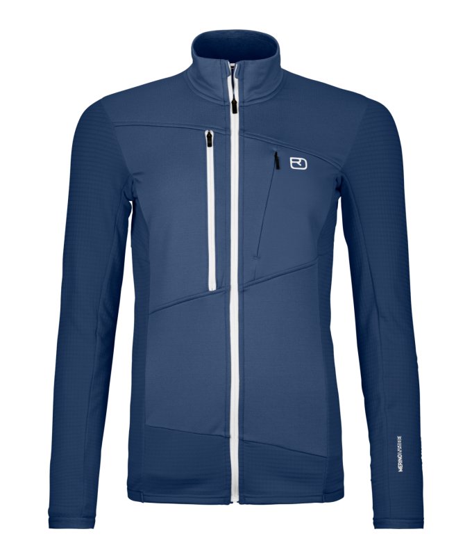 377748-87205-57401-FLEECE_GRID_JACKET_W_blue_nunatak-B-01.jpg Farbe: blue nunatak - Fleece Grid Jacket W