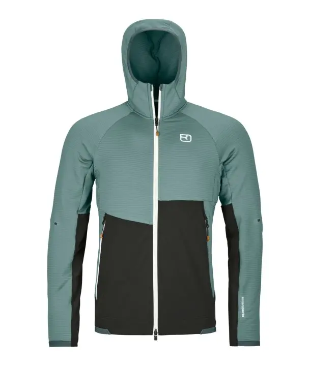 87312-88201-FLEECE_RIB_HOODY_M_arctic_grey-B-01.jpg Farbe: arctic grey - Fleece Rib Hoody M