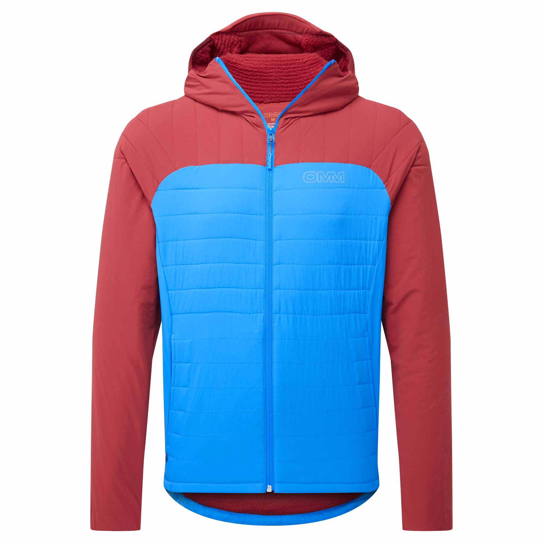 OC208_Mtn_Core_Jacket_Mens_Blue_Dark_Red_Front_Angle_Hood_Down.jpg Mountain Core Jacket M
