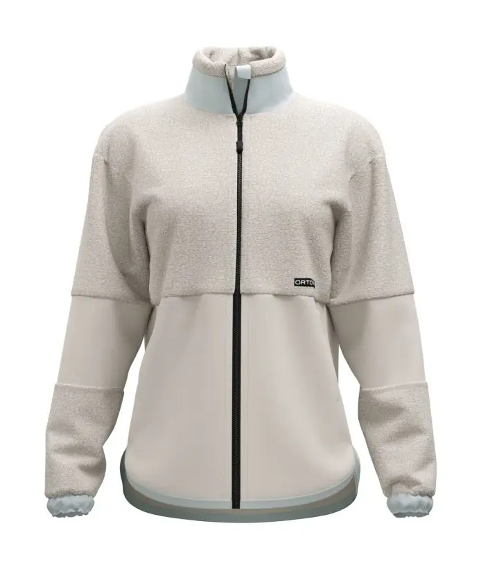 Farbe: White Tea - Fleece Teddy Jacket W