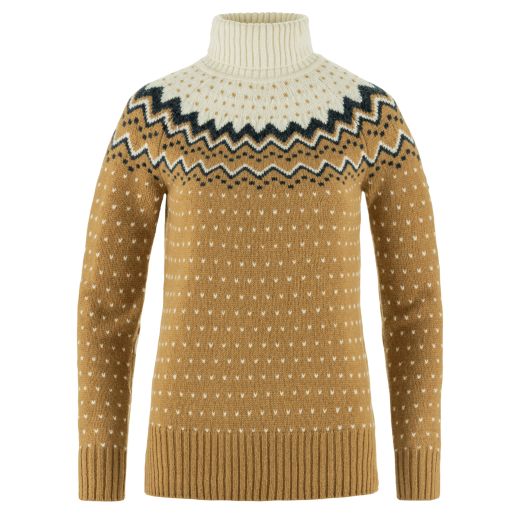 Farbe: 232/113 - Buckwheat Brown/Chalk White - Övik Knit Roller Neck W