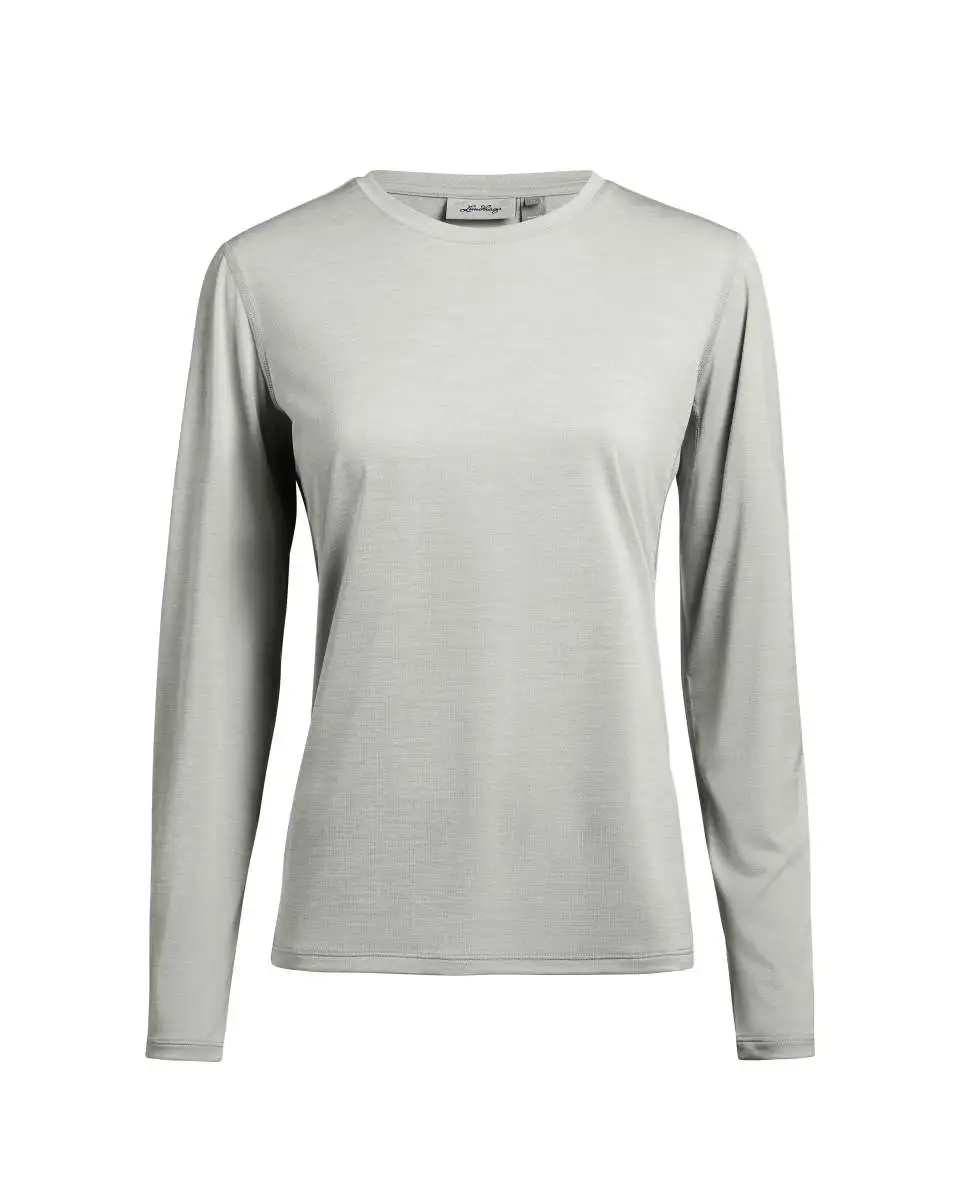 Tived Long Sleeve T-shirt W Farbe: Moss Grey - Tived Long Sleeve T-shirt W