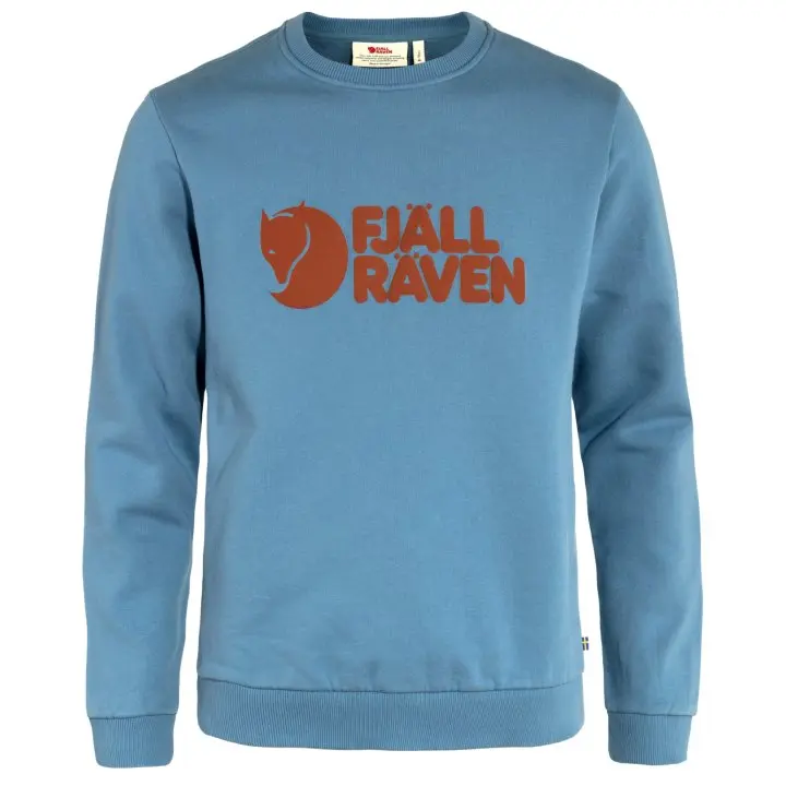 Fjallraven_Logo_Sweater_M_84142-543_A_MAIN_FJR.jpg Farbe: Deep Sea - Fjällräven Logo Sweater M