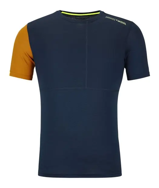 Farbe: Deep Ocean - 185 Rock`N`Wool Short Sleeve M