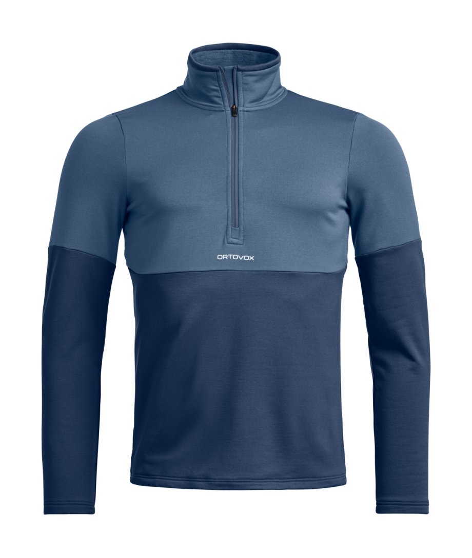 400008-87141-57401-FLEECE_LIGHT_ZIP_NECK_M_blue_nunatak-B-01.jpg Fleece Light Zip Neck M
