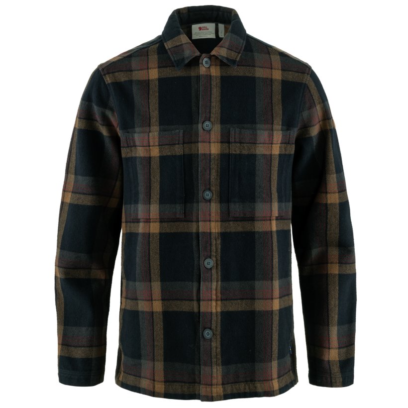 Singi Flannel Overshirt M Farbe: 555/265 - Dark Navy/Wood Brown - Singi Flannel Overshirt M
