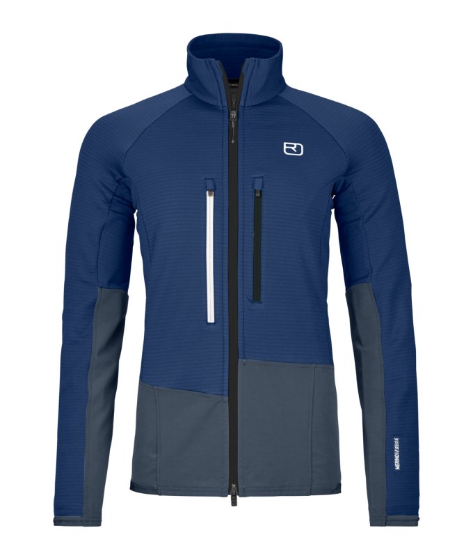 Farbe: blue nunatak - Fleece Rib Jacket W