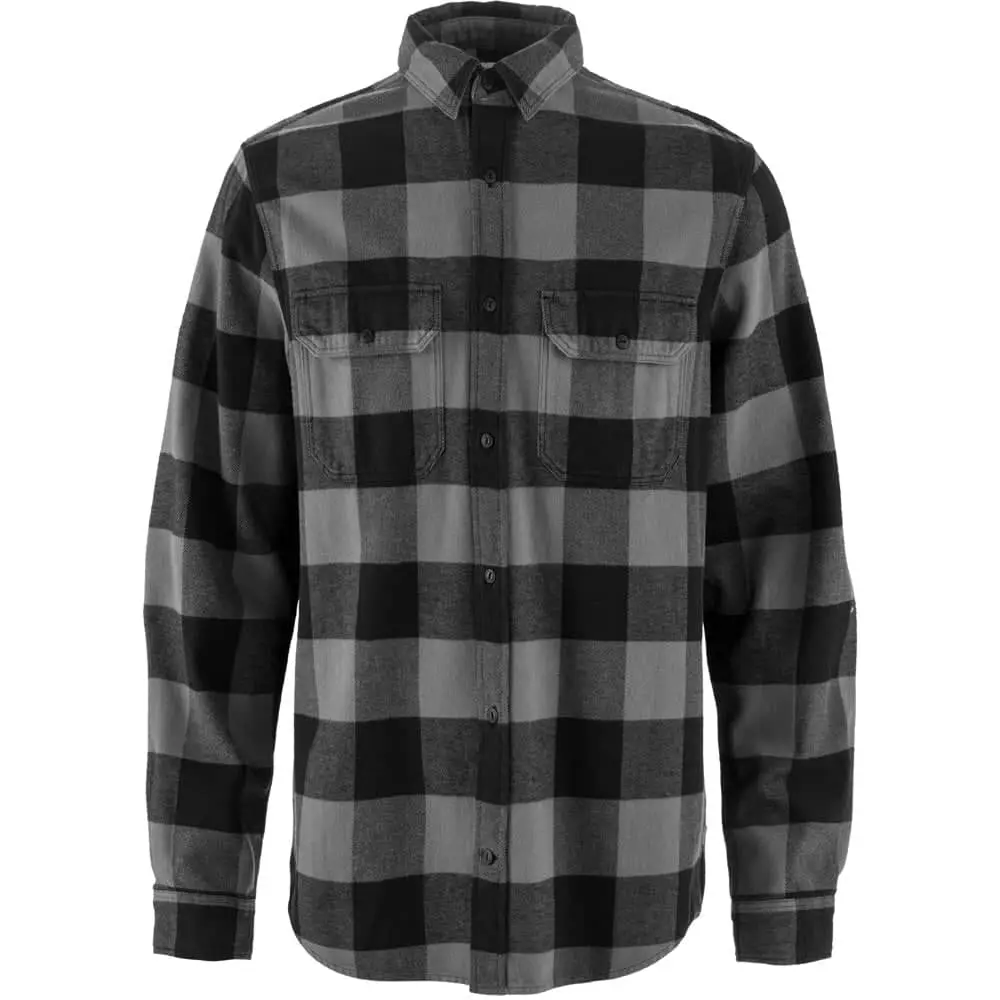 Farbe: Black/Grey - Övik Heavy Flannel Shirt