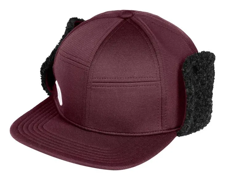 Earflap Cap Farbe: dark wine - Earflap Cap