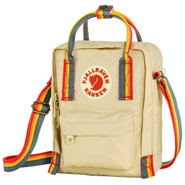 Farbe: 115-907 - Light Oak-Rainbow Pattern - Kanken Rainbow Sling