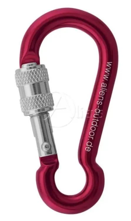 Farbe: Rot - Zubehörkarabiner 6 Mini Screw