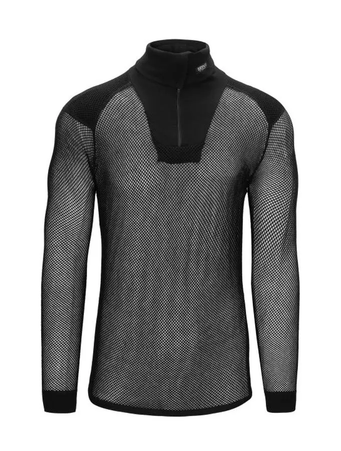 Super Thermo Zip Polo Shirt w/inlay