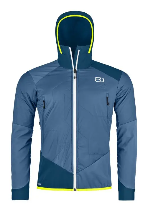 Swisswool Col Becchei Hybrid Jacket M Farbe: mountain blue - Swisswool Col Becchei Hybrid Jacket M