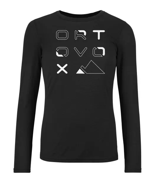 Farbe: Black Raven - 185 Merino Brand Outline LS W