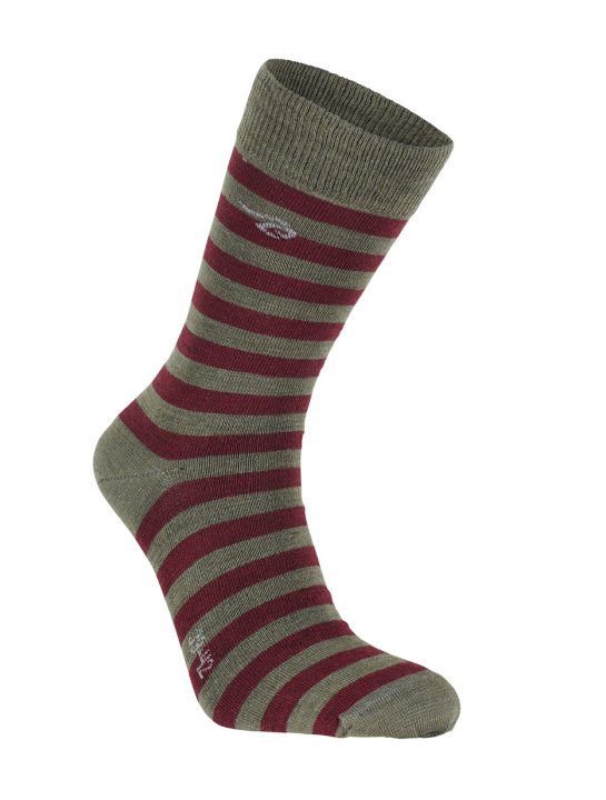 Farbe: 075 - Loden Green - Wool Sock Stripe