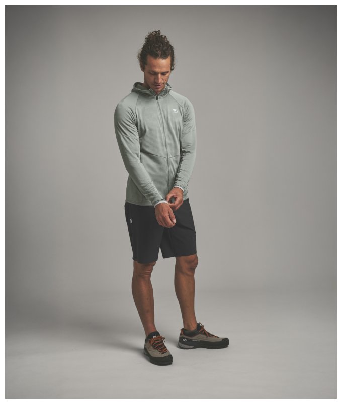 Fleece Light Grid Hoody M