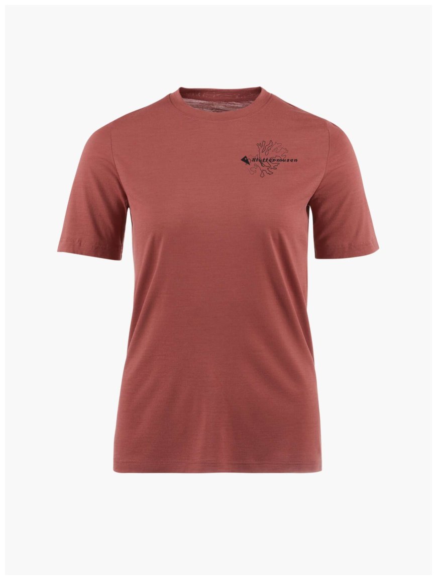 Farbe: Barn Red - Narfi Periderm SS Tee W's