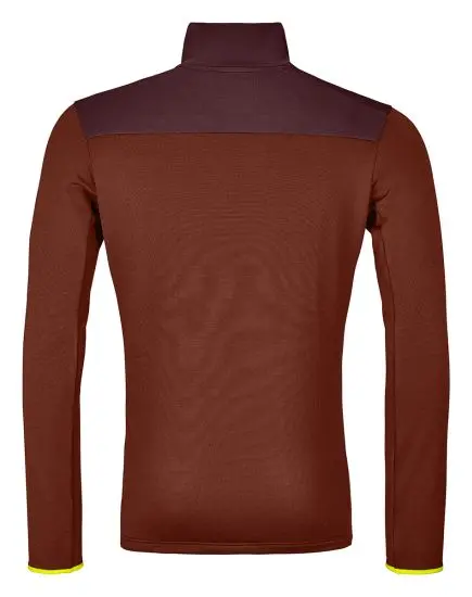 87102-34501-FLEECE_LIGHT_ZIP_NECK_M_clay_orange-B-02.jpg Fleece Light Zip Neck M