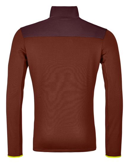 87102-34501-FLEECE_LIGHT_ZIP_NECK_M_clay_orange-B-02.jpg Fleece Light Zip Neck M