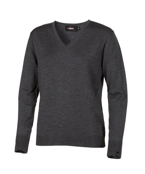 Farbe: 013 - grey - Merino V-Neck Female