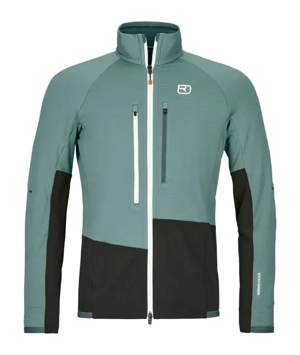 Farbe: arctic grey - Fleece Rib Jacket M