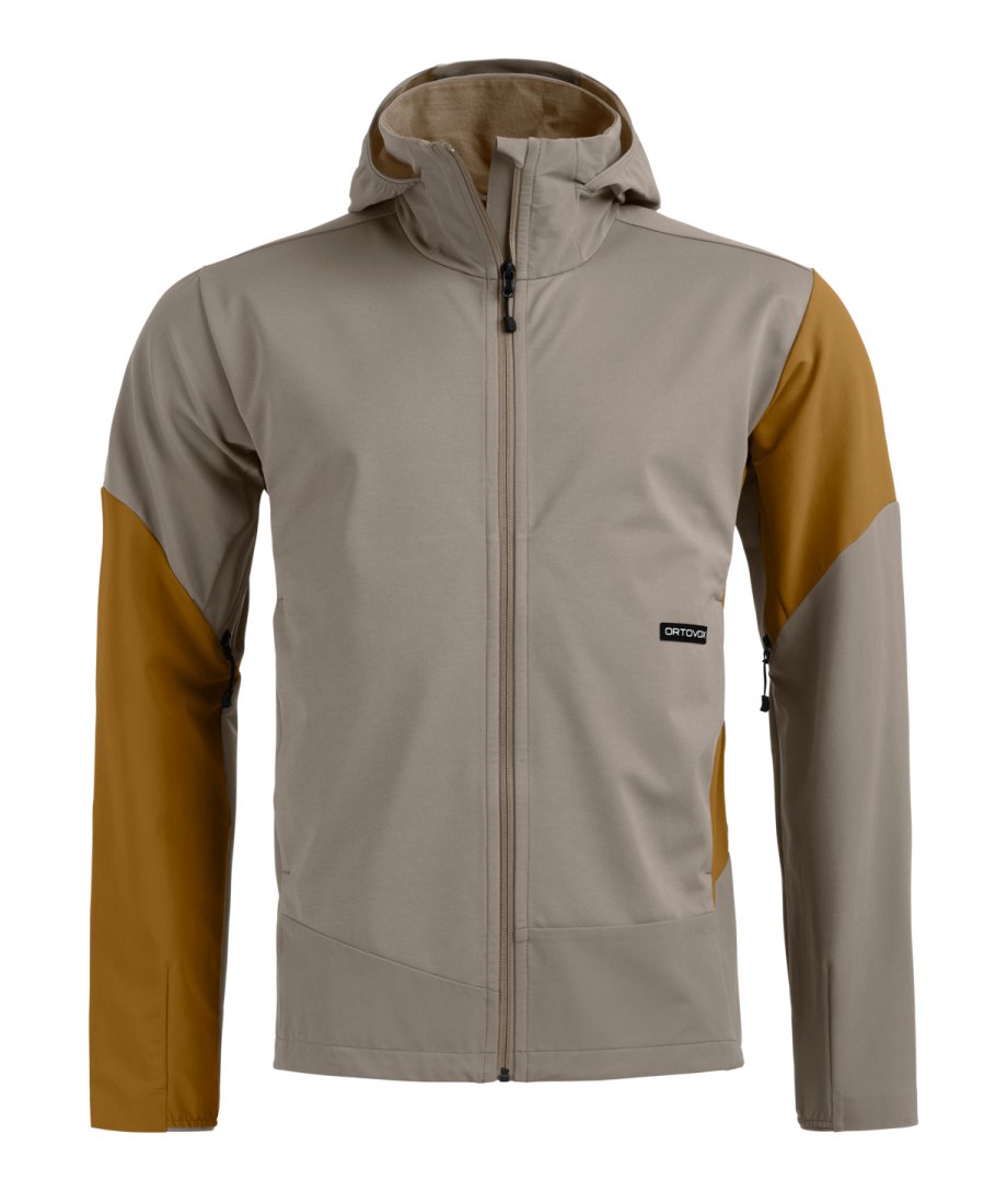 399187-70741-00401-ORTLER_SOFTSHELL_PLUS_JACKET_M_dark_linen-B-01.jpg Farbe: Dark Linen - Ortler Softshell Plus Jacket M