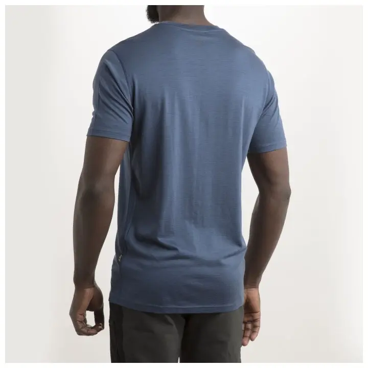 Farbe: Mid Blue - Fika Merino lt Ms Tee