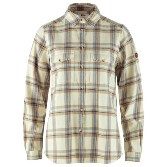 Farbe: 113/196 - Chalk White/Dune Beige - Övik Heavy Flannel Shirt W