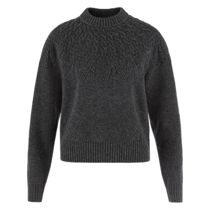 Övik Solid Jacquard Knit W
