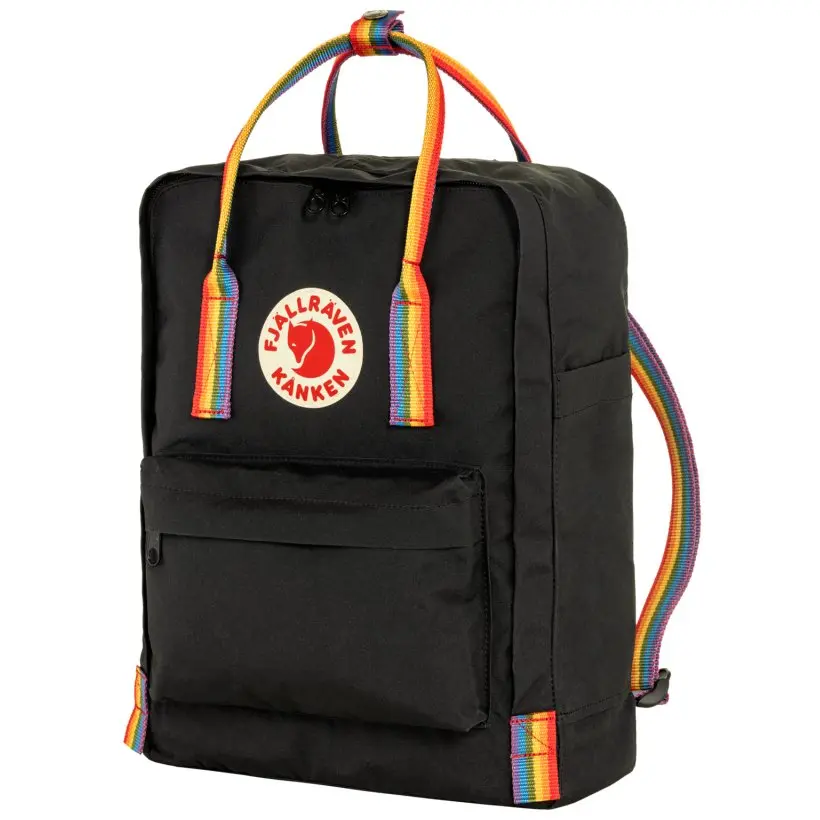 Farbe: 550-907 - Black-Rainbow Pattern - Kanken Rainbow