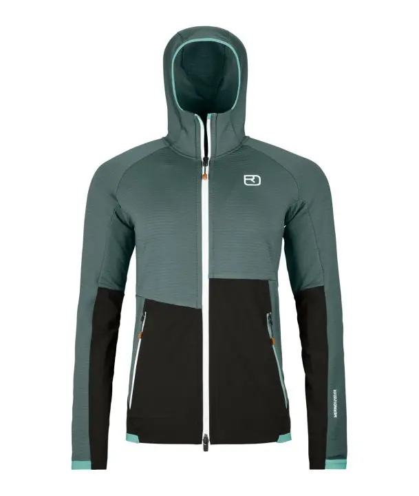 Fleece Rib Hoody W Farbe: dark arctic grey - Fleece Rib Hoody W