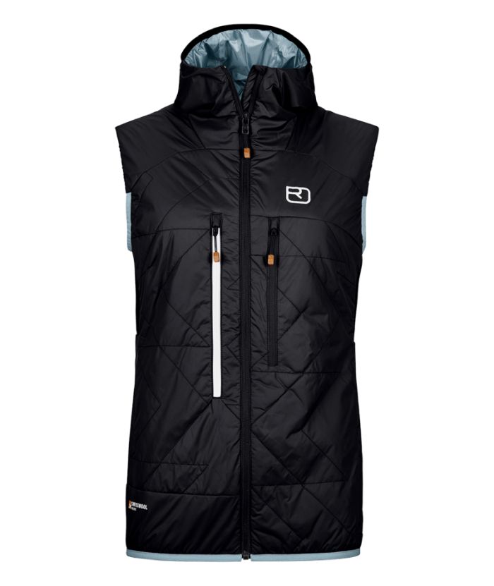 Farbe: black raven - Swisswool Piz Boe Vest W