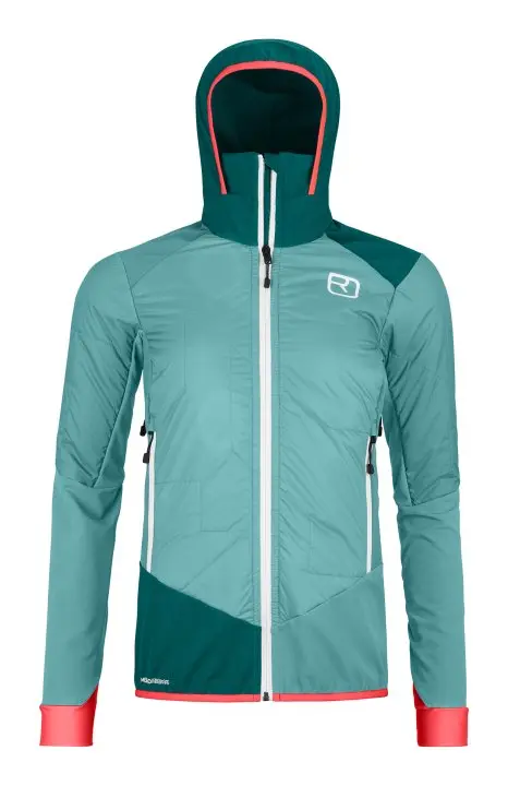 Farbe: ice waterfall - Swisswool Col Becchei Hybrid Jacket W