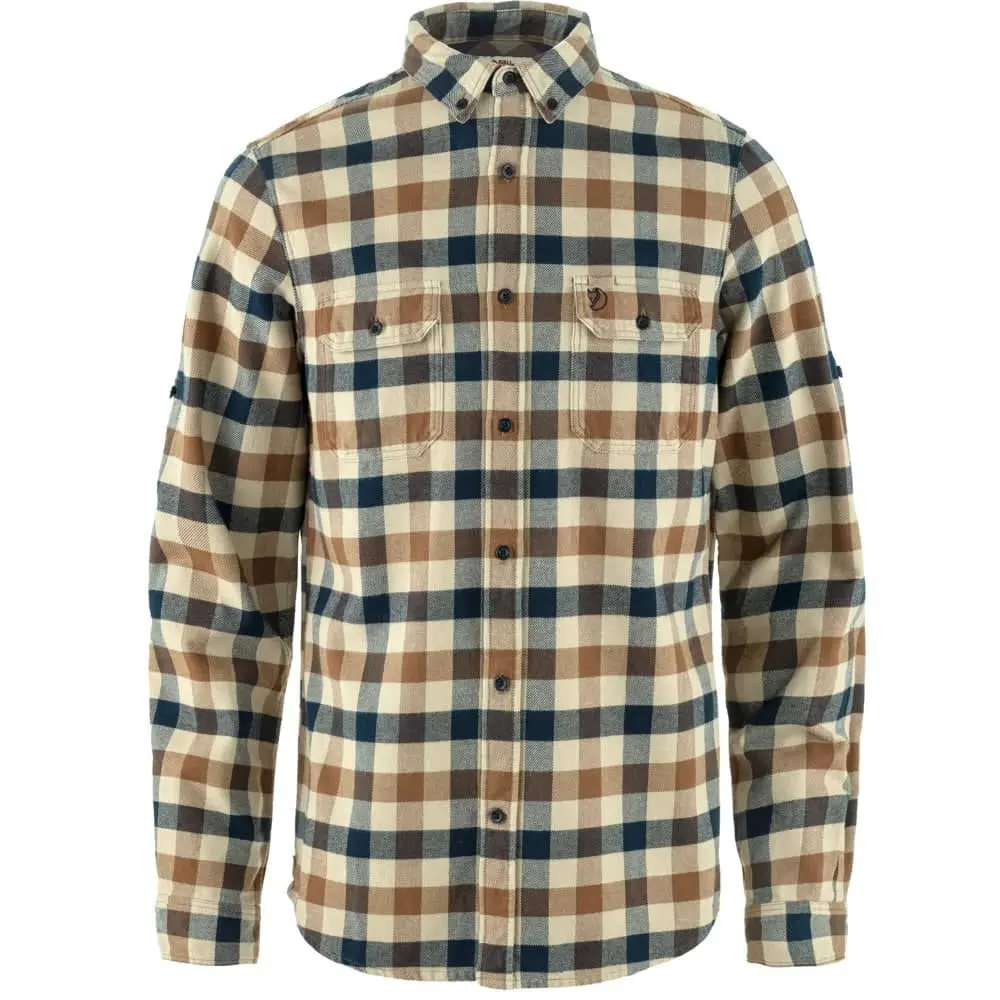 Skog_Shirt_M_81353-118-555_A_MAIN(1).jpg Farbe: 118/555 - Fossil/Dark Navy - Skog Shirt M
