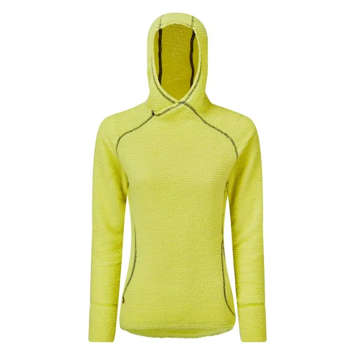 OC166_Core+_Hoodie_W_Yellow_Hood_Up_Front.jpg Farbe: Gelb - Core+ Hoodie (W)