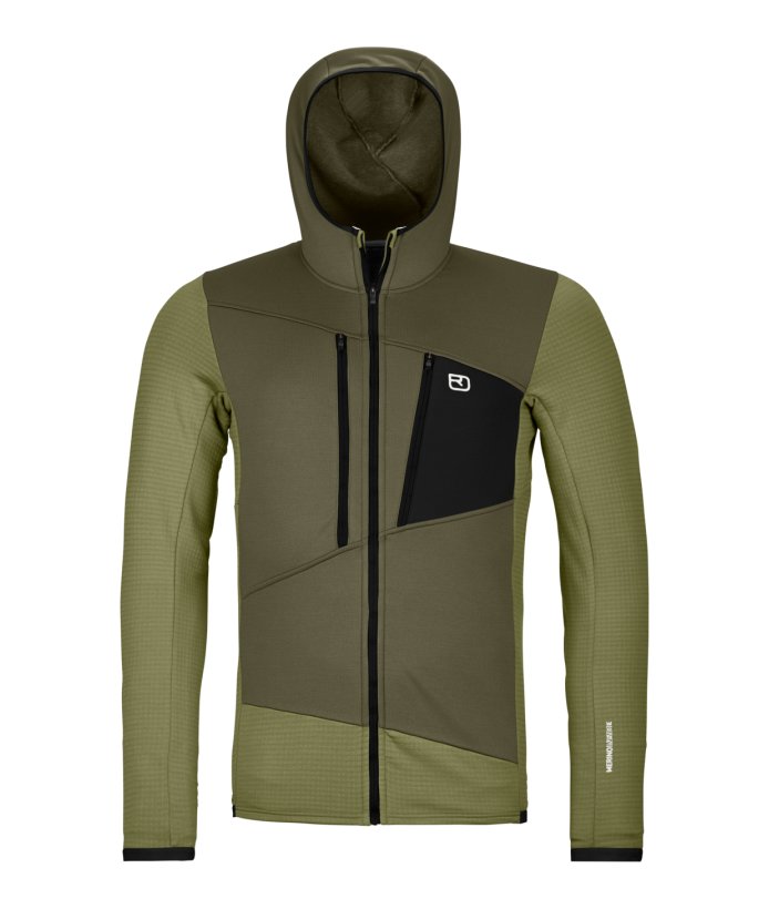 Farbe: wild herbs - Fleece Grid Hoody M