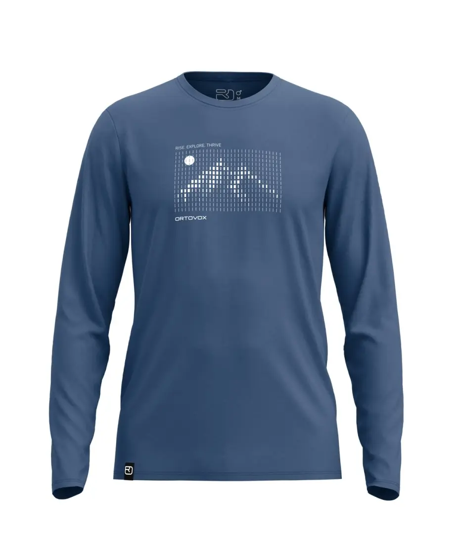 Farbe: Blue Nunatak - 185 Merino Sunrise LS M