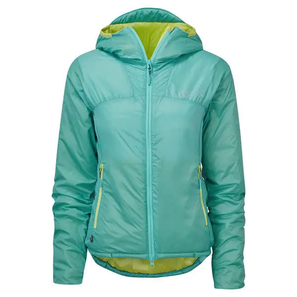 OC170_Rotor_Hood_W_Jacket_Aqua_Front_Hood_Down.jpg Farbe: Aqua - Rotor Hood Jacket (W)