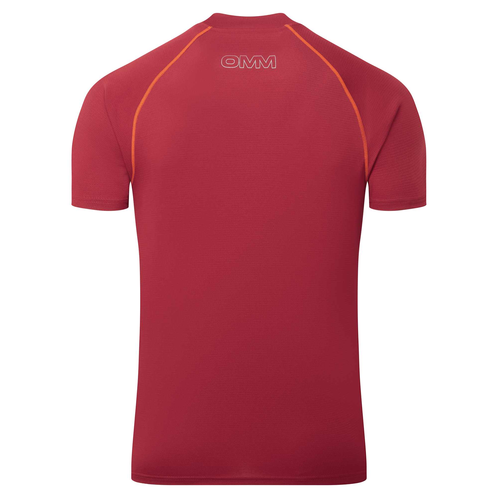 OC198_Bearing_Zip_Tee_Dark_Red_Back.jpg Bearing Zip Tee S/S